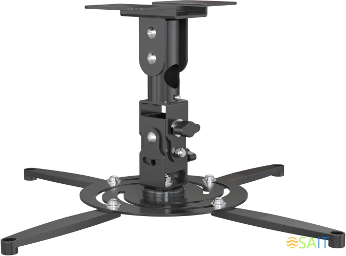 Кронштейн для проектора Cactus CS-VM-PR04-BK черный макс.10кг потолочный поворот и наклон