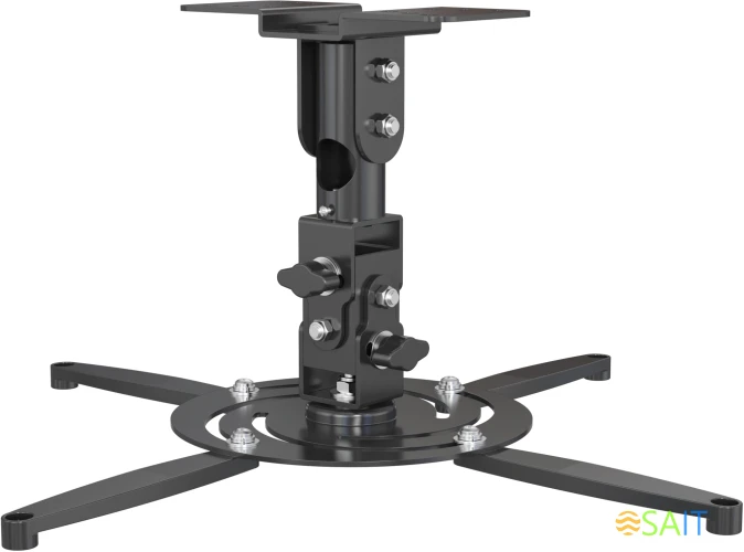 Кронштейн для проектора Cactus CS-VM-PR04-BK черный макс.10кг потолочный поворот и наклон