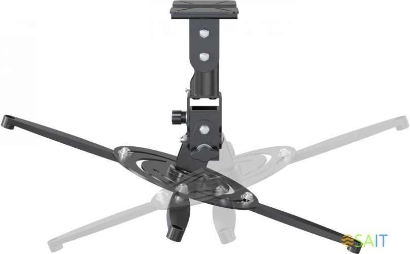 Кронштейн для проектора Cactus CS-VM-PR04-BK черный макс.10кг потолочный поворот и наклон