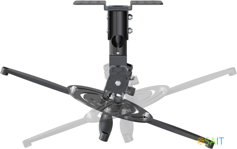 Кронштейн для проектора Cactus CS-VM-PR04-BK черный макс.10кг потолочный поворот и наклон