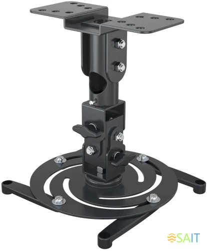 Кронштейн для проектора Cactus CS-VM-PR04-BK черный макс.10кг потолочный поворот и наклон