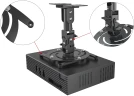 Кронштейн для проектора Cactus CS-VM-PR04-BK черный макс.10кг потолочный поворот и наклон