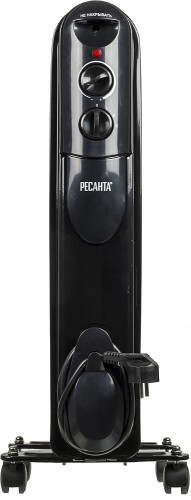 Радиатор масляный Ресанта ОМПТ-7НЧ 1500Вт черный