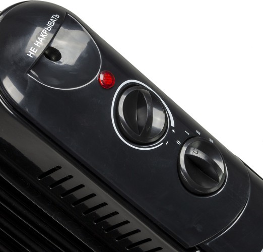 Радиатор масляный Ресанта ОМПТ-7НЧ 1500Вт черный