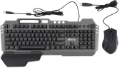 Клавиатура + мышь Оклик 700GMK клав:черный мышь:черный USB Multimedia LED (1533156)