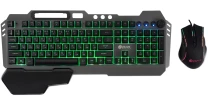 Клавиатура + мышь Оклик 700GMK клав:черный мышь:черный USB Multimedia LED (1533156)