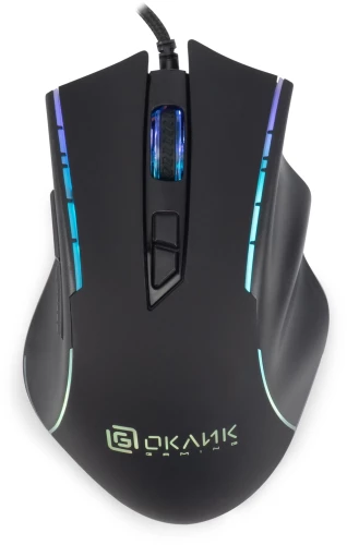 Клавиатура + мышь Оклик 700GMK клав:черный мышь:черный USB Multimedia LED (1533156)