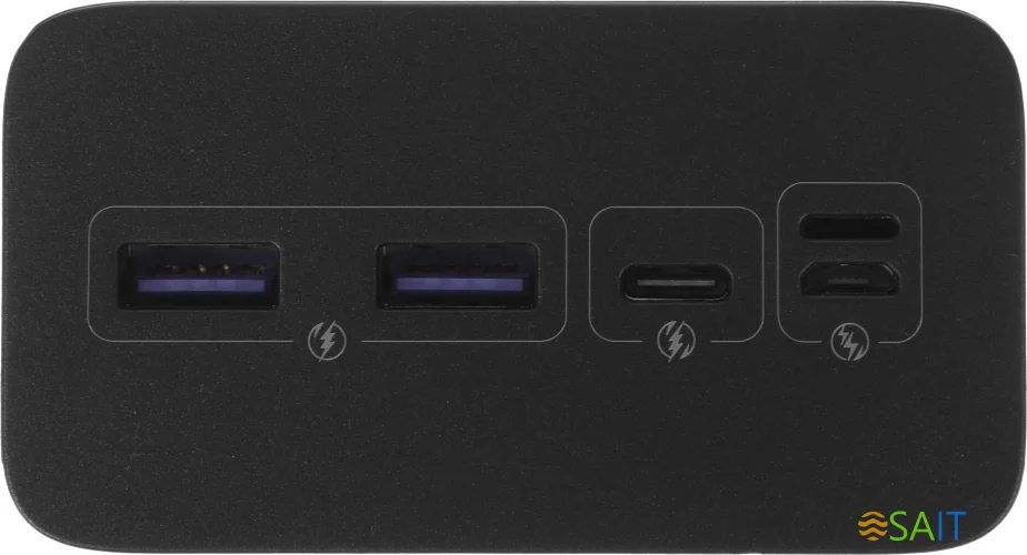 Мобильный аккумулятор Romoss PEA40 Pro 40000mAh QC3.0/PD3.0 65W 3A 2xUSB-A/USB-C черный