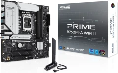 Материнская плата Asus PRIME B760M-A WIFI II Soc-1700 Intel B760 4xDDR5 mATX AC`97 8ch(7.1) 2.5Gg RAID+HDMI+DP
