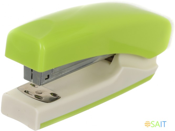 Степлер Kw-Trio 055G9GREEN 24/6 26/6 (20листов) снижение усилия зеленый 100скоб металл коробка