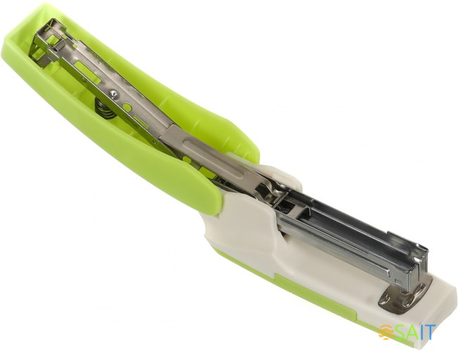 Степлер Kw-Trio 055G9GREEN 24/6 26/6 (20листов) снижение усилия зеленый 100скоб металл коробка