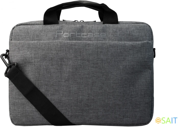 Сумка для ноутбука 14" Portcase KCB-1614 серый нейлон/полиэстер (KCB-1614 GREY)