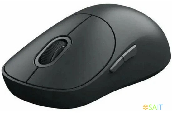 Мышь Xiaomi Wireless Mouse 3 черный оптическая 1200dpi silent беспров. BT/Radio USB для ноутбука 4but (BHR8913GL)