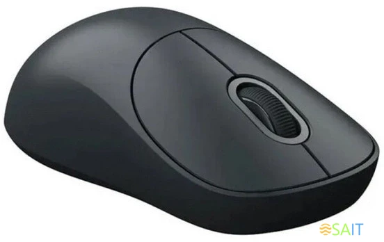 Мышь Xiaomi Wireless Mouse 3 черный оптическая 1200dpi silent беспров. BT/Radio USB для ноутбука 4but (BHR8913GL)
