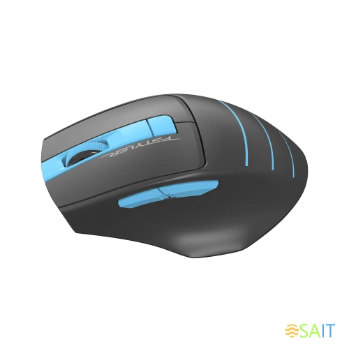 Мышь A4Tech Fstyler FG30 серый/синий оптическая 2000dpi беспров. USB 6but (FG30 BLUE)