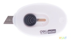Нож канцелярский Deli E2050 mini сталь ассорти блистер