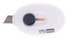 Нож канцелярский Deli E2050 mini сталь ассорти блистер