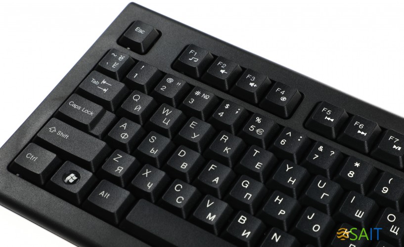 Клавиатура + мышь A4Tech 3000NS клав:черный мышь:черный USB беспроводная Multimedia