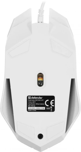 Клавиатура + мышь Defender Motion C-977 клав:белый мышь:белый/розовый USB Multimedia (45977)