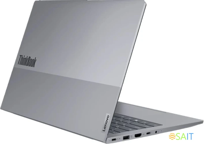 Ноутбук Lenovo Thinkbook 14 G6 IRL Core i7 1355U 16Gb SSD512Gb Intel Iris Xe graphics 14" IPS WUXGA (1920x1200) Windows 11 Professional 64 grey WiFi BT Cam (21KG00AVAU)