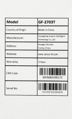 Монитор Pinebro 27&quot; GF-2703T черный IPS LED 5ms 16:9 HDMI M/M матовая 250cd 178гр/178гр 1920x1080 165Hz DP FHD USB 4кг