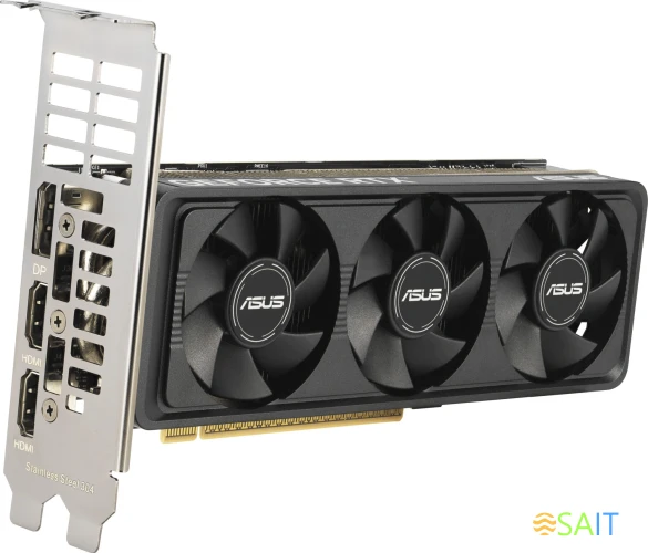 Видеокарта Asus PCI-E 4.0 RTX5060-O8G-LP-BRK NVIDIA GeForce RTX 5060 8Gb 128bit GDDR7 2550/28000 HDMIx1 DPx3 HDCP Ret