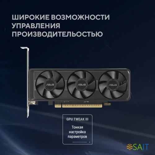 Видеокарта Asus PCI-E 4.0 RTX5060-O8G-LP-BRK NVIDIA GeForce RTX 5060 8Gb 128bit GDDR7 2550/28000 HDMIx1 DPx3 HDCP Ret