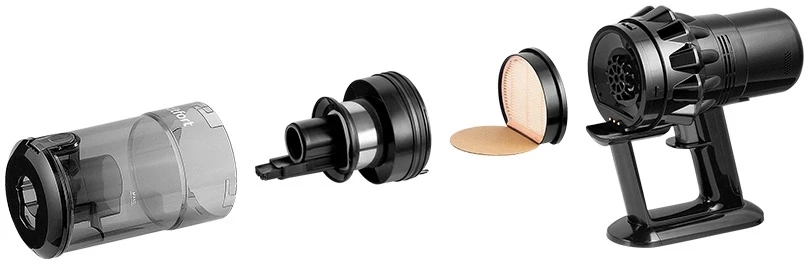 Пылесос ручной Kitfort КТ-5284 550Вт черный