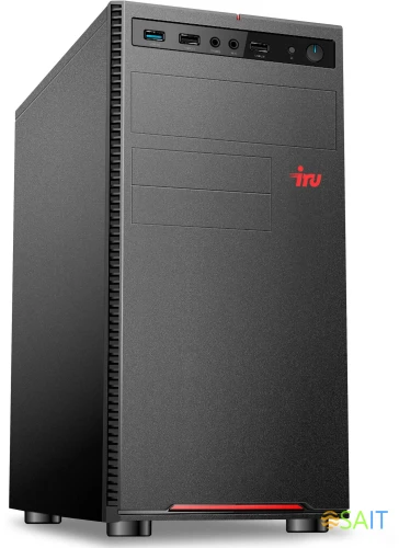 ПК IRU Home 310H6SE MT i3 12100 (3.3) 8Gb SSD1Tb UHDG 730 Free DOS GbitEth 400W черный (1994642)