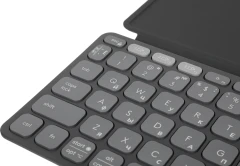 Клавиатура Logitech Keys-To-Go 2 графитовый/черный беспроводная BT slim Multimedia для ноутбука (920-012999)