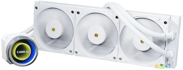 Система водяного охлаждения Lian-Li Galahad II Trinity 360 ARGB Soc-AM5/AM4/1200/1700/1851 белый30dB Al+Cu Ret (G89.GA2T36W.00)