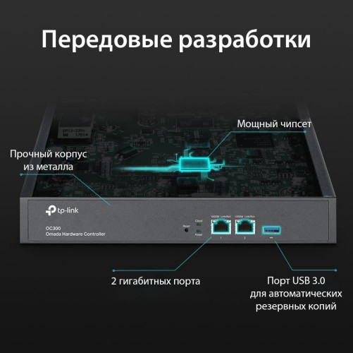 Контроллер TP-Link Omada OC300 10/100/1000BASE-TX черный