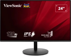Монитор ViewSonic 23.8" VA24E1-H черный IPS LED 16:9 HDMI матовая 250cd 178гр/178гр 1920x1080 120Hz VGA FHD 2.3кг