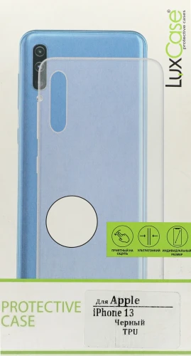 Чехол (клип-кейс) для Apple iPhone 13 LuxCase черный (62320)