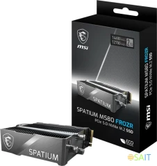 Накопитель SSD MSI PCIe 5.0 x4 2TB S78-440Q780-P83 M580 FROZR Spatium M.2 2280