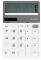 Калькулятор настольный Deli Nusign ENS042WHITE белый 12-разр.