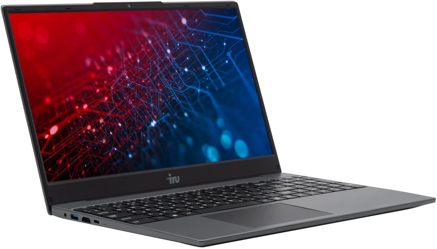 Ноутбук IRU Tactio 15PHR Ryzen 7 5825U 16Gb SSD512Gb AMD Radeon Graphics 15.6" IPS FHD (1920x1080) FreeDOS black WiFi BT Cam 4000mAh (2150137)