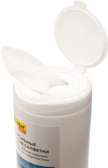 Салфетки Silwerhof DAILY универсальные туба 100шт влажных