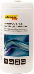 Салфетки Silwerhof DAILY универсальные туба 100шт влажных
