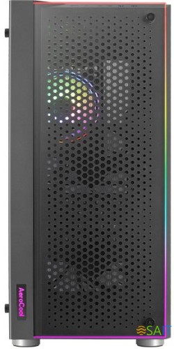 Корпус Aerocool Skribble черный без БП ATX 3x120mm 4x140mm 2xUSB3.0 audio bott PSU