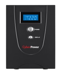 ИБП CyberPower VALUE 2200EI, Line-Interactive, 2200VA/1320W, USB&amp;Serial, RJ11/RJ45, 6 IEC-320 С13 розеток, Black, 0.16х0.21х0.35м., 14.7кг. CyberPower VALUE2200EILCD