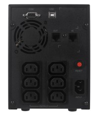 ИБП CyberPower VALUE 2200EI, Line-Interactive, 2200VA/1320W, USB&amp;Serial, RJ11/RJ45, 6 IEC-320 С13 розеток, Black, 0.16х0.21х0.35м., 14.7кг. CyberPower VALUE2200EILCD