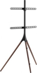 Подставка для телевизора Cactus CS-ST1246BKWN черный/орех 45"-65" макс.32кг напольный