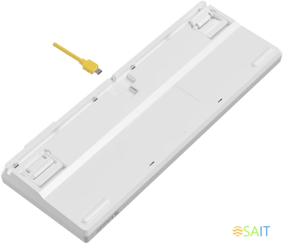 Клавиатура A4Tech Bloody S87 Energy механическая белый/желтый USB for gamer LED (S87 USB ENERGY WHITE)