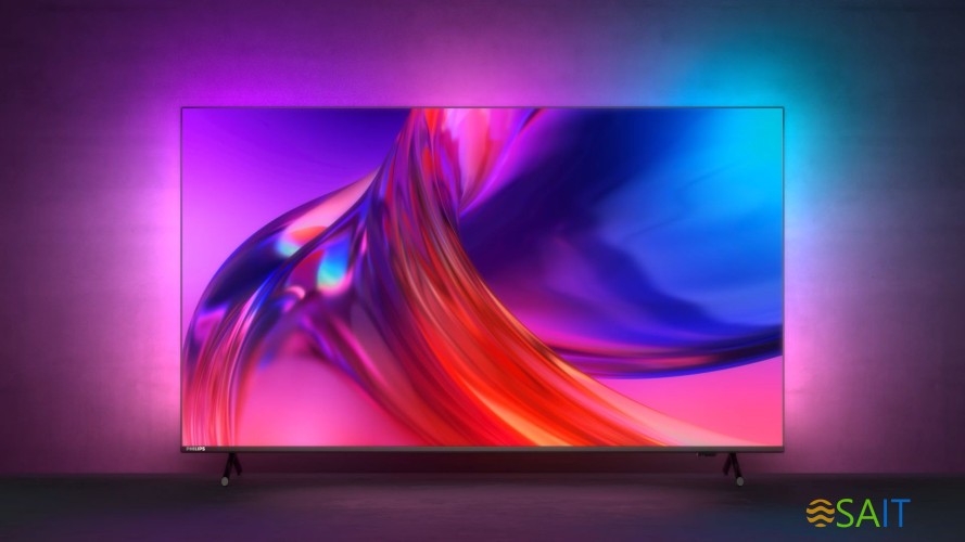 Телевизор LED Philips 65" 65PUS8519/60 Series 8 серый антрацит 4K Ultra HD 60Hz DVB-T DVB-T2 DVB-C DVB-S DVB-S2 USB WiFi Smart TV