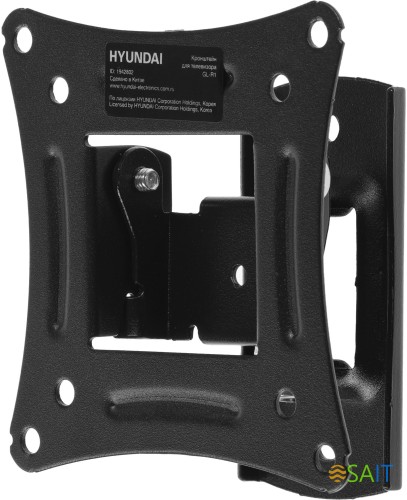 Кронштейн для телевизора Hyundai GL-R1 черный 20"-29" макс.15кг настенный поворот и наклон