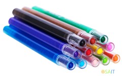 Восковые мелки Deli EC20403 Colorun с поворотным механизмом 12цв. блист.европод.