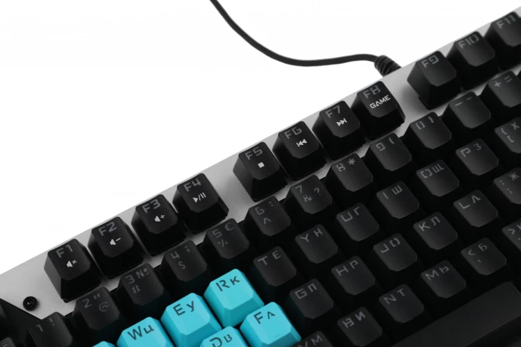 Клавиатура A4Tech Bloody B865 механическая серый/черный USB for gamer LED