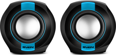 SVEN 150, чёрный-синий, USB, акустическая система 2.0, мощность 2x2,5 Вт(RMS) SVEN 150
