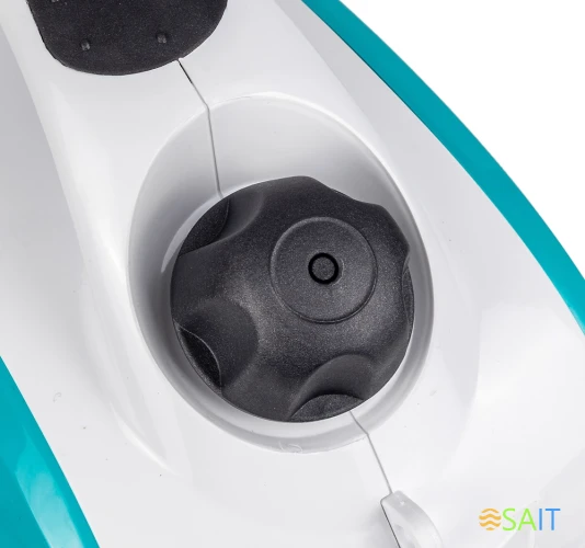 Пароочиститель напольный Kitfort КТ-914 1500Вт белый/голубой